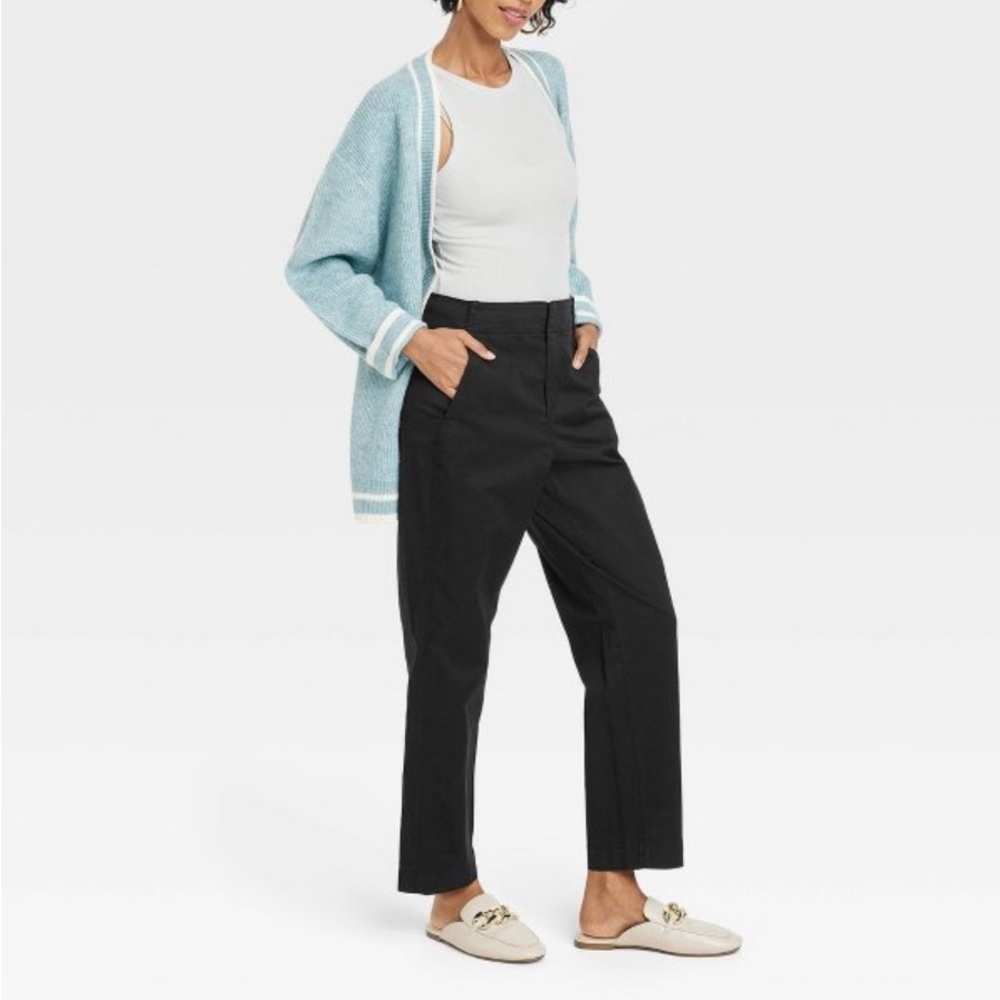 NWT Target A New Day black Chinos sz 10
